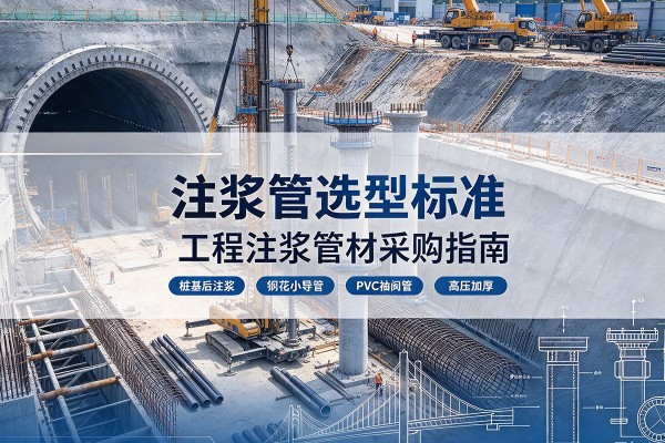 浈江注浆管选型标准