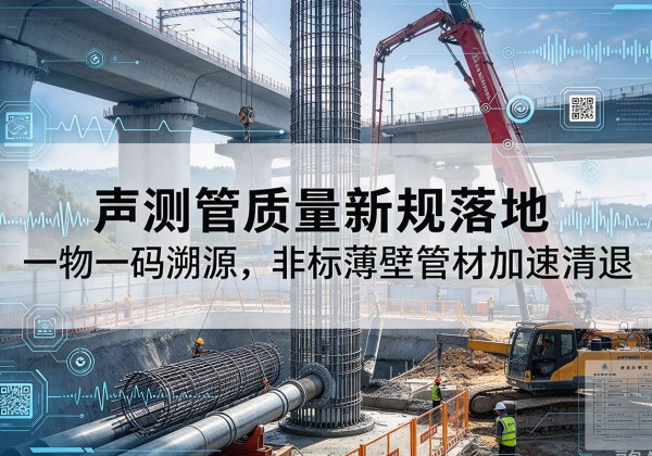 浈江声测管质量新规落地，一物一码溯源，非标薄壁管材加速清退